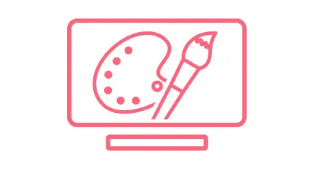 パソコンを使ったデザイン補助業務